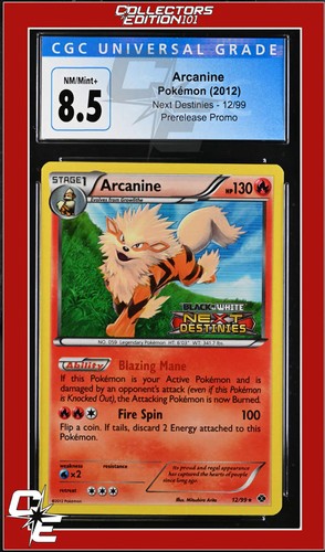Arcanine graded CGC 8.5 for sale on eBay