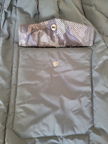 $ 348 Robert Graham gesteppte gefütterte blaue Feldjacke/Herren Large/Neu mit Etikett - Bild 7 von 14