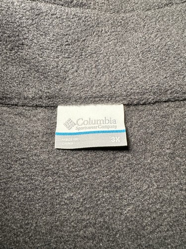 COLUMBIA Mens 3XL Black Steens Mountain Fleece Jacket Big & Tall NEW WITH TAGS - Picture 13 of 17