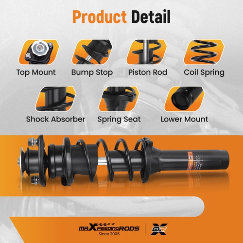Front Gas Shock Strut Absorbers for Kawasaki Mule 2020 2510 2520 3010 3020 93-06 - Picture 14 of 15