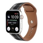 Cinturino sportivo in pelle con trama in tessuto per Apple Watch Series 8&7 41mm