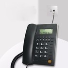 Schnurgebundenes Telefon für Home Office mit Anruferkennung und einstellbarer L