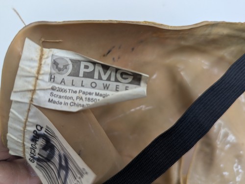 Vintage 2002/2006 Paper Magic Group Sensei Kung Fu Bart Latex Maske Yin Yang PMG - Bild 5 von 10