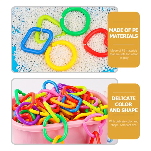 Eslabón de cadena de viaje para niños pequeños 35 piezas para anillos conectores para bebés - Imagen 4 de 11