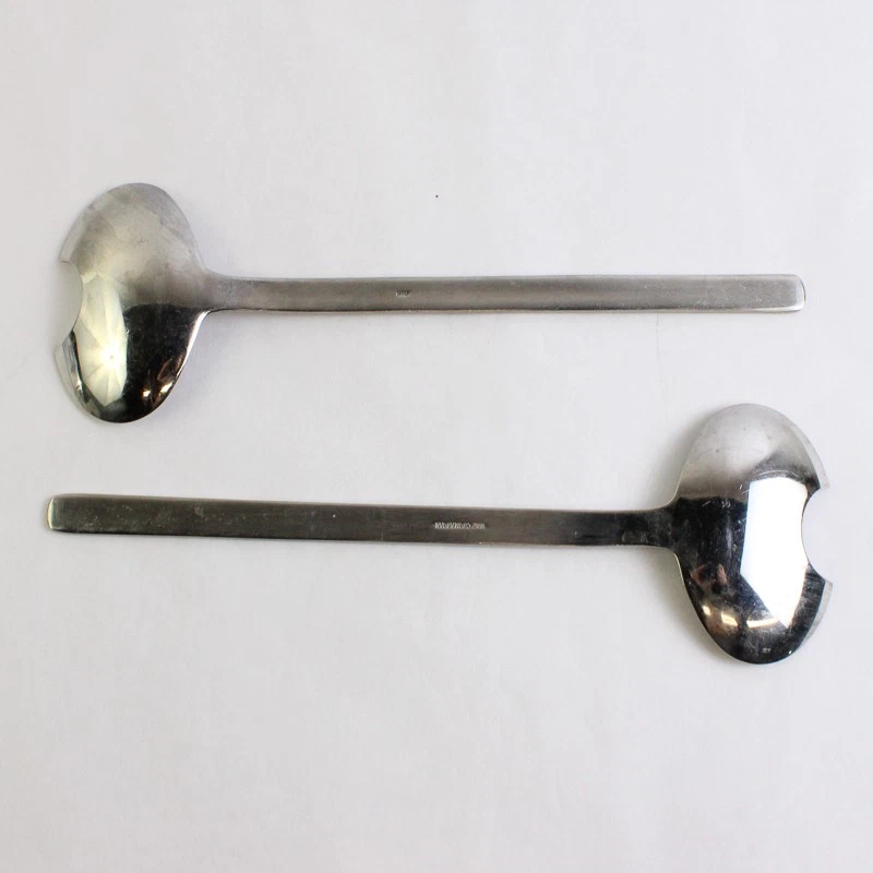 Set of 2 WMF Reno Stainless Steel Salad Serving Forks - Image 2 of 4