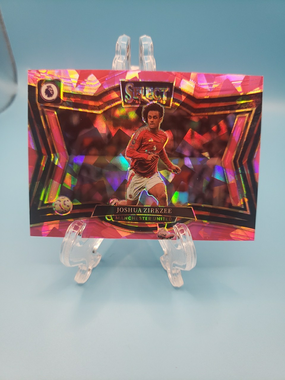 2024-25 Panini Select Premier League #230 Joshua Zirkzee Pink Ice