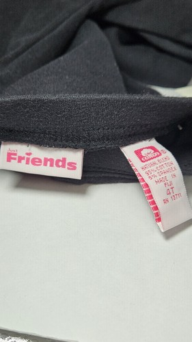 Just Friends 4T Stretch Pants Gray And Black Girls Vintage New With Tags - Picture 9 of 10