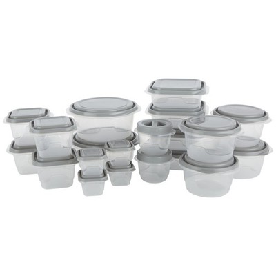 GoodCook EveryWare 40Piece Food Storage Container Set, BPAFree Plastic, Click...