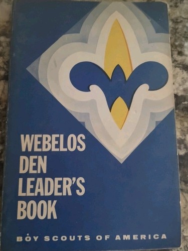 Webelos Den Leader's Book Boy Scouts Of America Vintage 1967 BSA - Picture 1 of 4