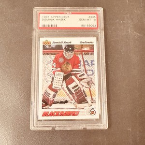 1991 Upper Deck Dominik Hasek Card #335 PSA 10 Gem Mint 