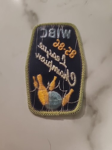 1985-86 WIBC Womens International Bowling Congress League Champion Patch - Afbeelding 4 van 12