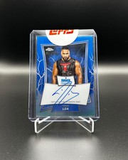 2025 Topps Chrome WWE Tonga Loa Auto Autograph /150 Blue Brand Refractor