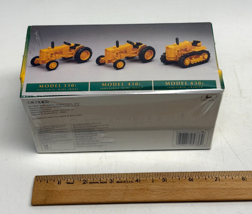VTG #5736 Ertl Set of 3 John DeereTractors Models 330i 430i 430c ~1:64 Die Cast - Picture 2 of 9