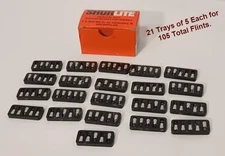 Qty 105 Shurlite 3001x Replacement Flints - Torch Welding Single Striker/Lighter