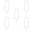  5 sztuk opaska na telefon komórkowy zawieszka na telefon koraliki smycz telefoniczna