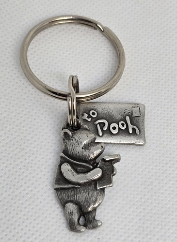 Disney Winnie Puuh Zinn Schlüsselanhänger Schlüsselring Pooh Bär Sammlerstück Geschenk