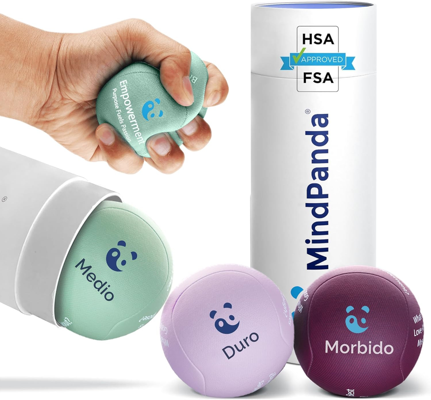 Set Palline Riabilitazione Mano: Esercizi di Forza e Stress Relief