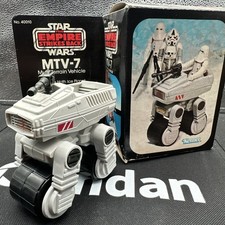 B-814 VINTAGE 80'S KENNER STAR WARS ESB MTV-7 MINI RIG COMPLETE W  ORIGINAL BOX