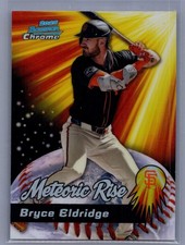2025 Bowman Bryce Eldridge Chrome Meteoric Rise Insert SG Giants
