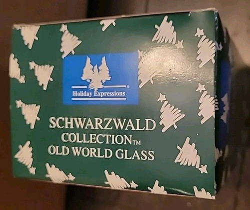 Vintage Collezione Schwarzwald Old World vetro soffiato dipinto a mano nuovo con scatola 2004 - Foto 6 di 8