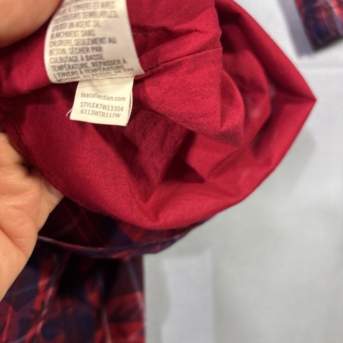 Tea Collection Scotland Holiday Gulzean Castle Dress girls 8 Hi Lo Ruffle Hem - Picture 13 of 13