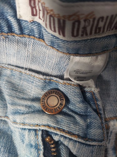 Aeropostale Jeans Herren Größe 33x32 Blau Benton Original Boot Denim Light Wash - Bild 3 von 15