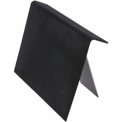 Plymor Black Velvet Bracelet Ramp with Easel Display, 10.25" W x 5" D x 7.375" H - Picture 1 of 2