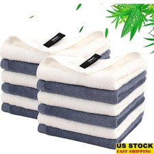 Soft Plant Based Rayon Face Wash Cloth Reusable Makeup Remover Baby Towel New