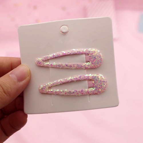 8 Pcs Golden Powder Hairpins Shining Sequin Candy Color Hair Clips Colorful - Picture 4 of 11
