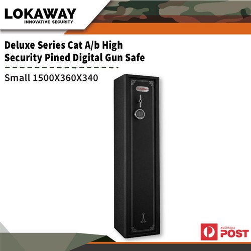 Lokaway Deluxe Series High Security Digital 3 To 5 Gun Safe #lok2dk-hsp - Picture 1 of 4
