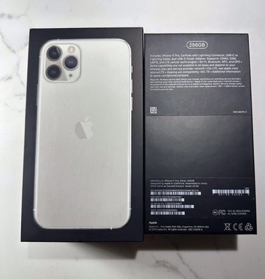 Apple iPhone 11 Pro Silver 256GB BOX ONLY