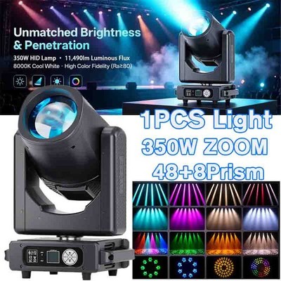 350W LED ZOOM Moving Head Stage Light Gobo Beam DMX Lighting For DJ Disco Show