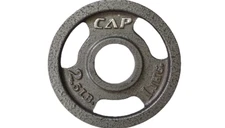 CAP Barbell Machined Olympic Grip Plate Gray