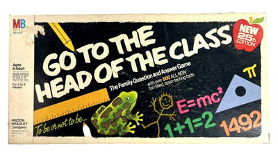 Go to the Head of the Class Board Game 25th Vintage 1985 Milton Bradley Complete
