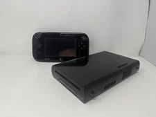Nintendo Wii U Console And Gamepad Only Tested Working WUP-010 WUP-101(02) Black