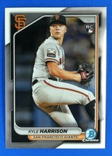 2024 Bowman Chrome Kyle Harrison #84 BASEBALL CARD San Francisco Giants RC