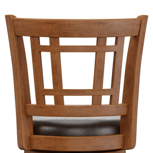 Swivel Bar Stool Counter Oak - Picture 9 of 9