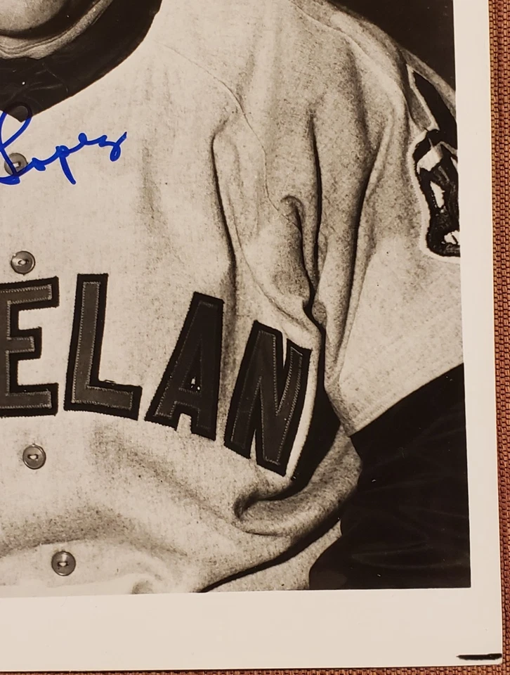 Al Lopez Auto Cleveland Indians Dodgers Pirates Baseball 8x10 Photo JSA HOF - Image 4 of 4
