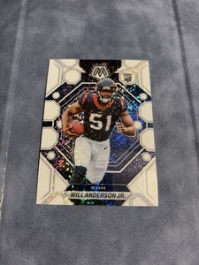 2023 Panini Mosaic White Sparkle #376 Will Anderson Jr RC Houston Texans