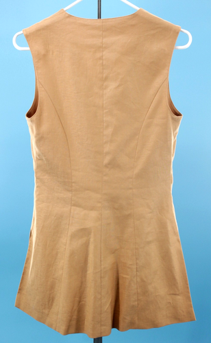 Vintage Damen 80er 90er neu aus altem Lagerbestand hellbraun 2-teiliges Laura Ashley Shorts & Top Set Größe 6/XS/S 1990er - Bild 5 von 22