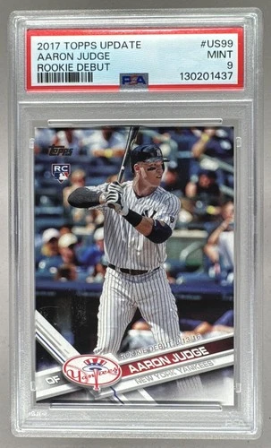 130201437 Aaron Judge 2017 Topps Update #US99 Rookie RC PSA 9