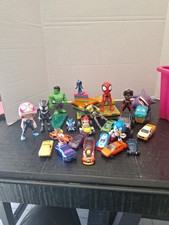 Spidey & His Amazing Friends WEB SQUAD FIGURE SET plus cars and magnets