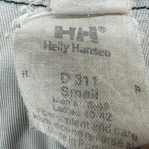 Helly Hansen Jacket Mens Small Green T Snap PVC Foul Weather Sailing Coat - Picture 4 of 8