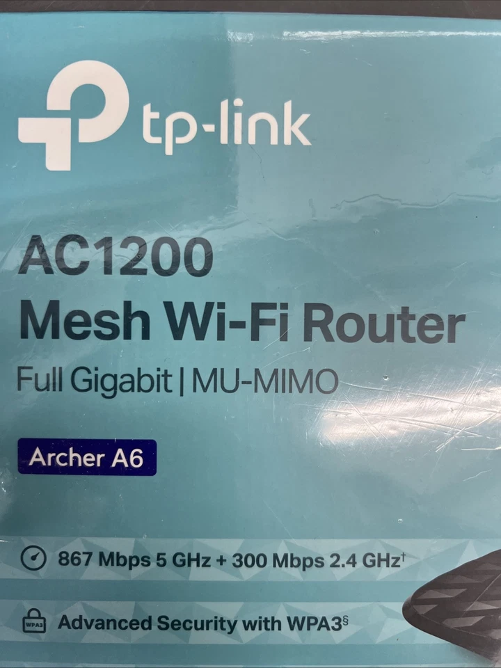 TP-Link Archer A6 AC1200 Wireless Dual Band MU-MIMO Gigabit Wi-Fi Router. - Image 2 of 4
