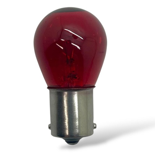 382 BA15s Halogen Red Bulbs P21W Opposite Pins Single Filament 450 lm 21 W 12V - Picture 8 of 9