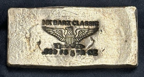 MK BARZ & BULLION 5 TROY OZ CLASSIC EAGLE  LIMITED EDITION .999 FINE SILVER - Picture 1 of 3