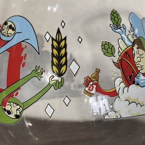 DUVEL Beer Tulip Glass JT Daniels Limited Art Edition 2024 Yep Sup Design Cup - Picture 9 of 18