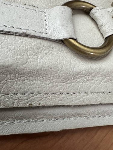 Nine West White Leather Clutch Wristlet - Picture 8 of 15