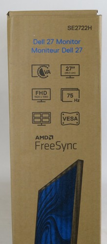New Open Box Dell SE2722H 27in Monitor FHD 60Hz HDMI VGA AMD FreeSync - Picture 7 of 7