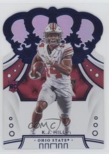 2020 Panini Chronicles Draft Picks Crown Royale Mirror Blue KJ Hill Rookie RC